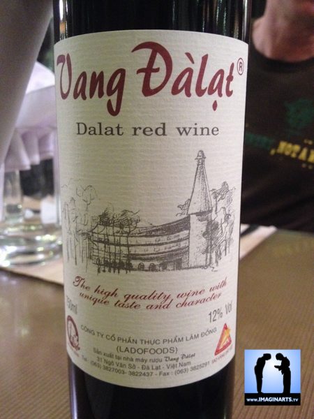 Vin rouge du Vietnam Dalat