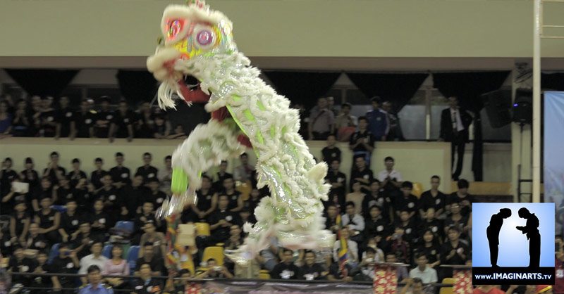 danse licorne cérémonie ouverture tournoi Võ Cổ Truyền Ho Chi Minh 2014