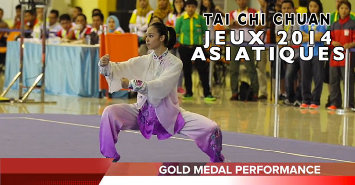 championne jeux asiatiques 2014 en Taichi