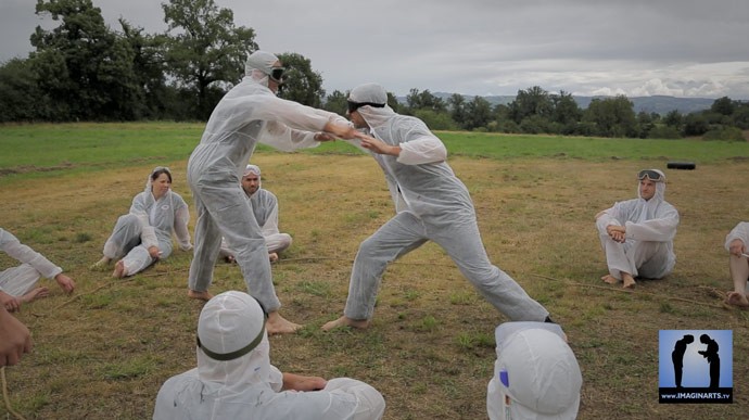 combat au couteau Kali Arnis Camp