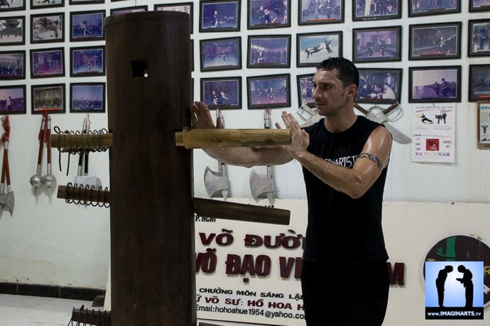 apprentissage Wing Chun Lionel Froidure au Vietnam