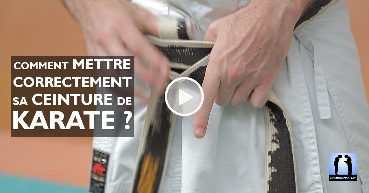 comment mettre sa ceinture de karaté