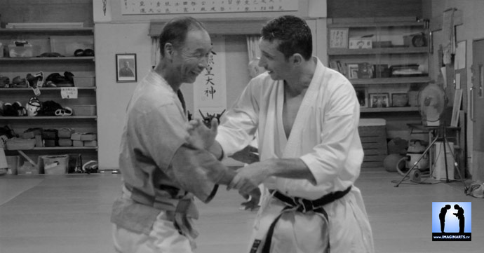 washizusensei et lionel froidure à Shizuoka Yoseiokan dojo