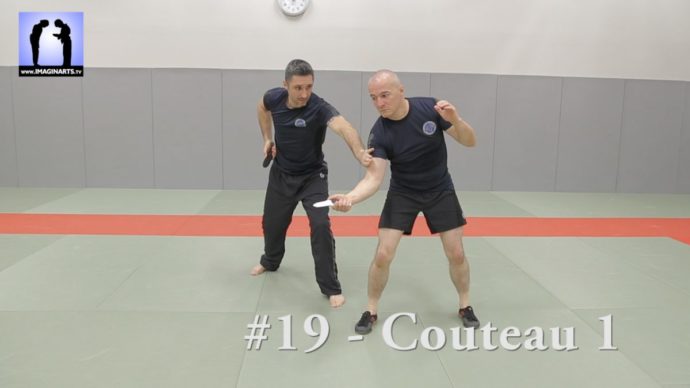 défense attaque couteau 1 Arnis kali eskrima avec Lionel Froidure