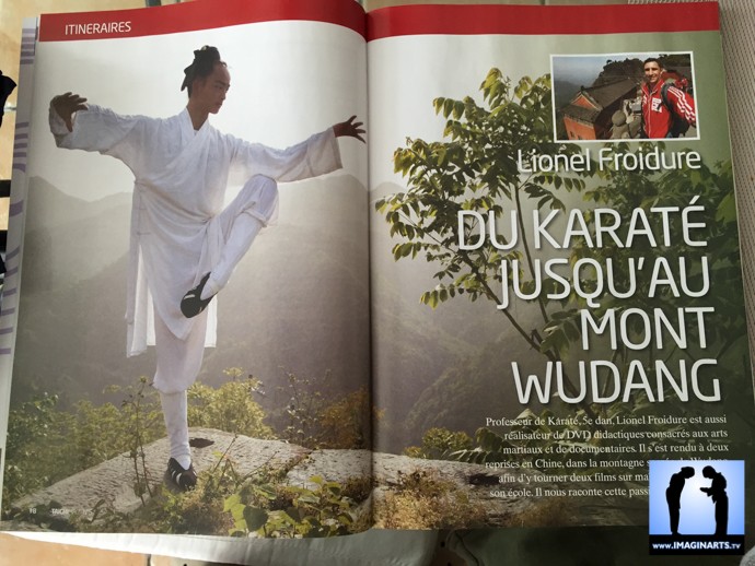 taichi magazine avec Lionel Froidure au mont Wudang