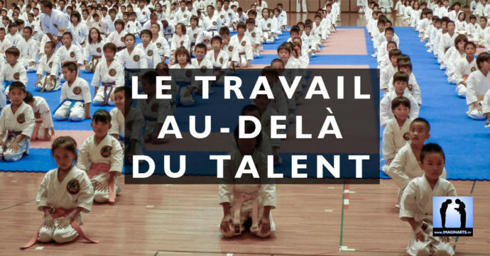 perseverance travail talent karate