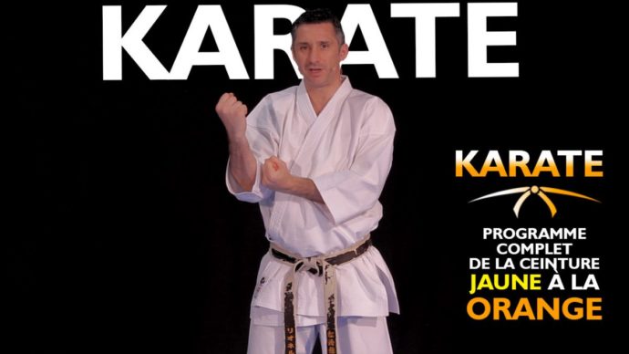 programme karate ceinture jaune à orange avec Lionel Froidure