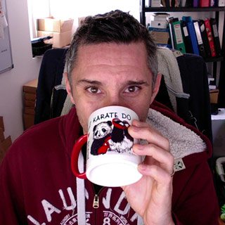 lionel panda karate mug