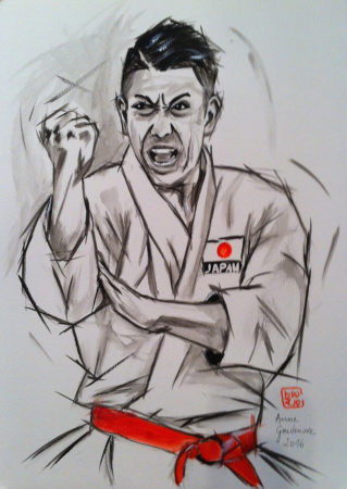 ruo kyuna karate peinture