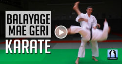 balayage mae geri karate