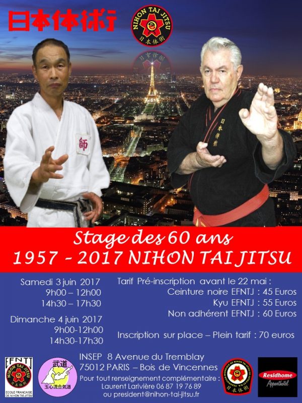 stage 60 ans Nihon Tai Jitsu