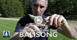 ouverture fermeture balisong couteau papillon