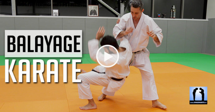 balayage karate avec Lionel Froidure