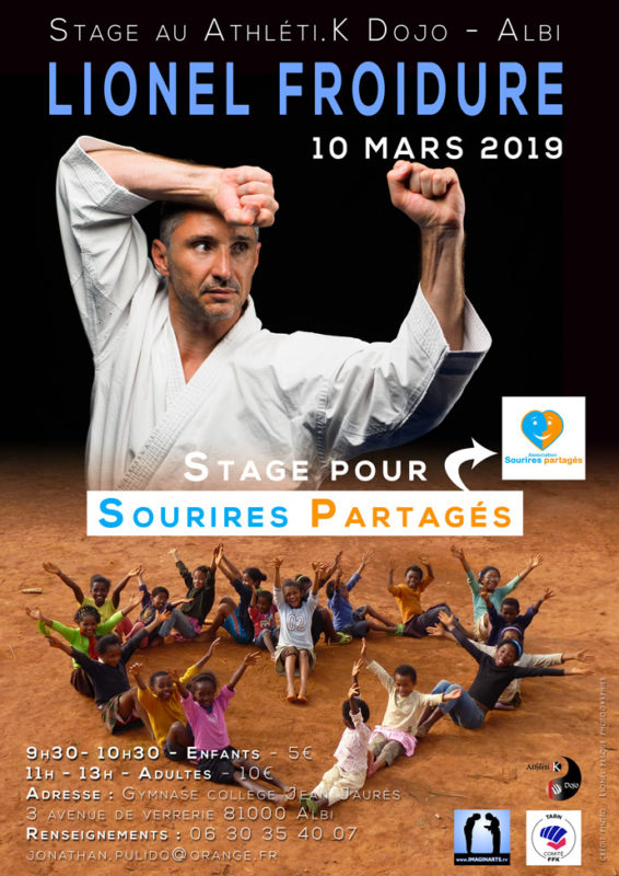 stage de karaté avec Lionel Froidure à Albi en mars 2019