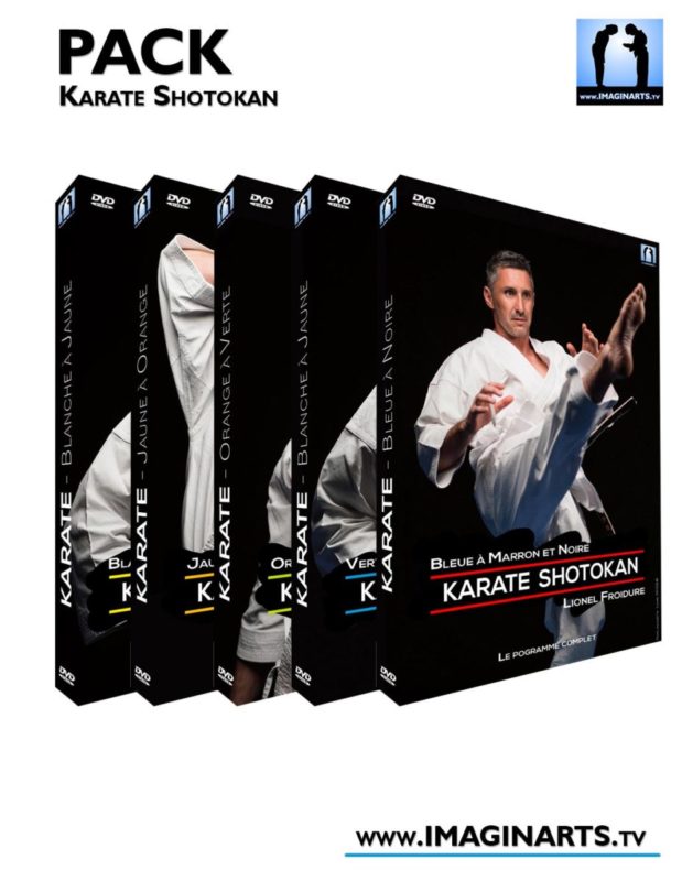 pack dvd cours de karaté shotokan vidéo avec Lionel Froidure