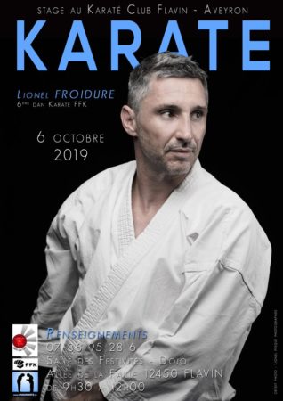 Stage karaté Aveyron avec Lionel Froidure - 18 octobre 2020 à Flavin