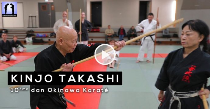 stage kobudo avec Kinjo Takashi sensei