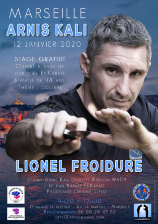 stage Arnis Kali à Marseille en janvier 2020 avec Lionel Froidure