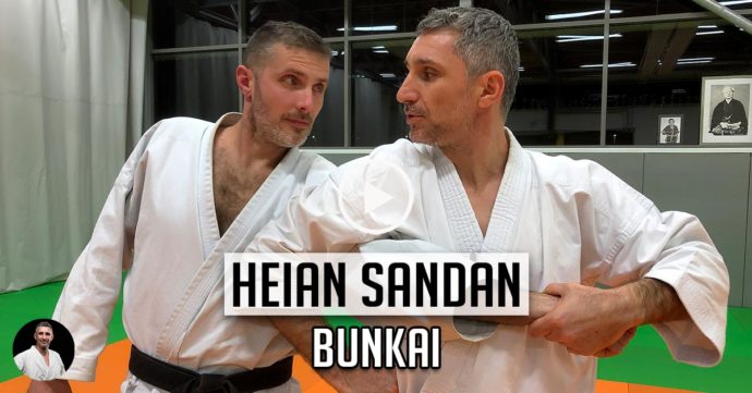 vidéo bunkai Heian sandan - karaté avec Lionel Froidure