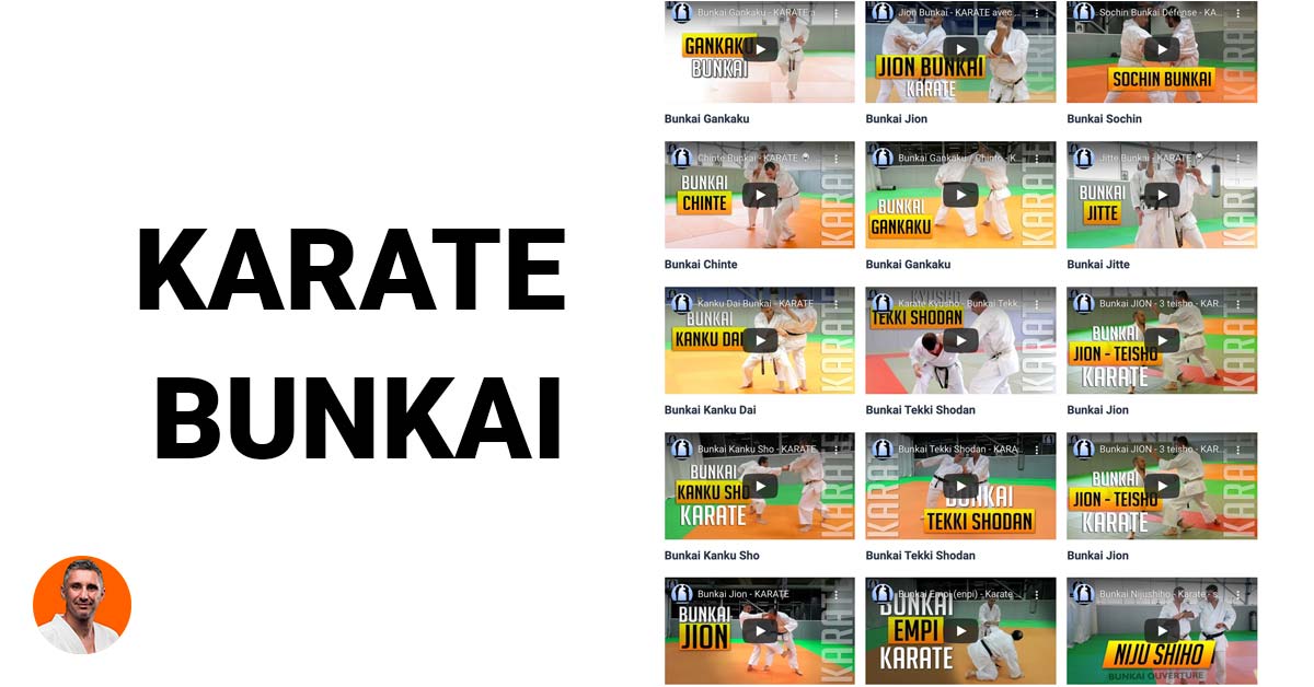 Plus de 50 vidéos de bunkai karate gratuit !