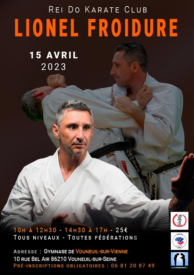 Stage Karate à VouneuilsurVienne [86] avril 2023